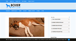 Desktop Screenshot of boxerfanclub.com